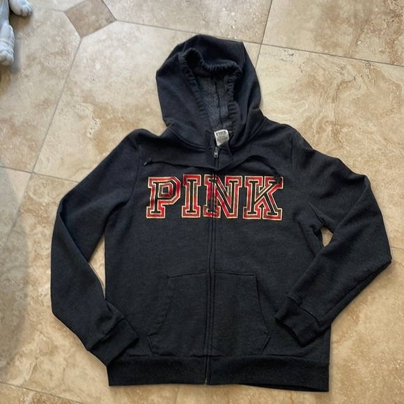 PINK Victoria's Secret Jackets & Blazers - EUC/ Pink by Victoria’s Secret zip up hoodie jacket
